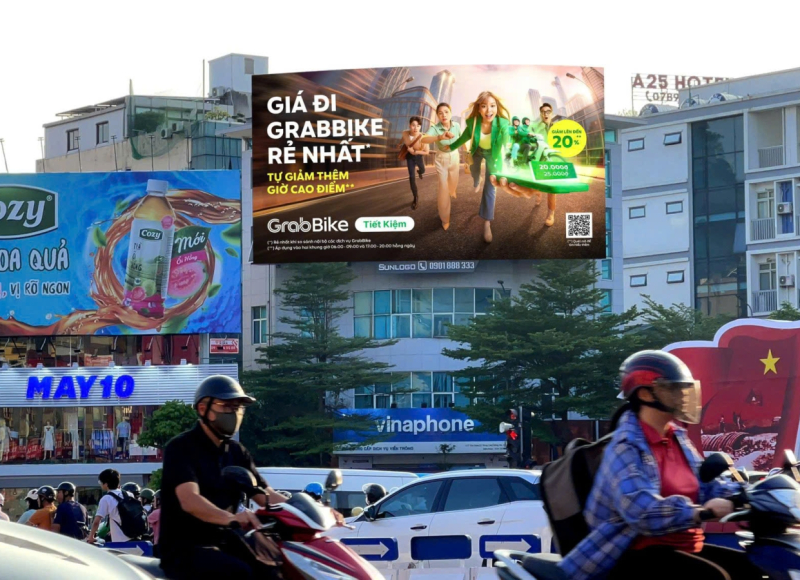 Chiến dịch: Giá đi GrabBike Tiết Kiệm rẻ nhất*, tự giảm thêm giờ cao điểm